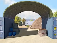 Mobiele werkplaatsoverkapping - afbeelding 1 van  4