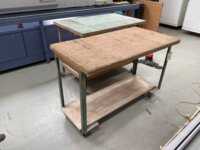 Mobiele werkplaatstafel (2x) - afbeelding 2 van  6