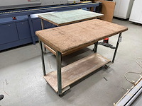 Mobiele werkplaatstafel (2x) - afbeelding 2 van  6