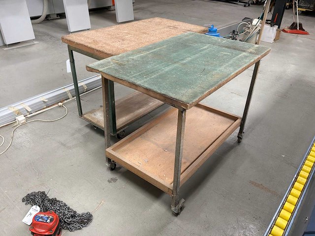 Mobiele werkplaatstafel (2x) - afbeelding 4 van  6