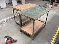 Mobiele werkplaatstafel (2x) - afbeelding 4 van  6