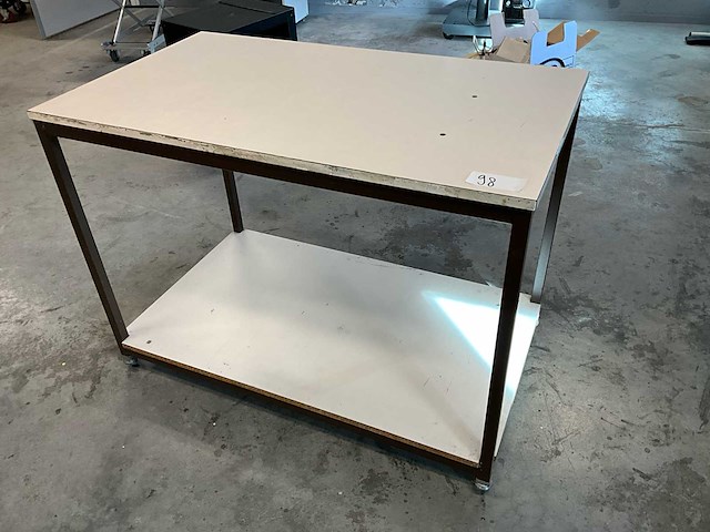Mobiele werktafel (2x) - afbeelding 1 van  3