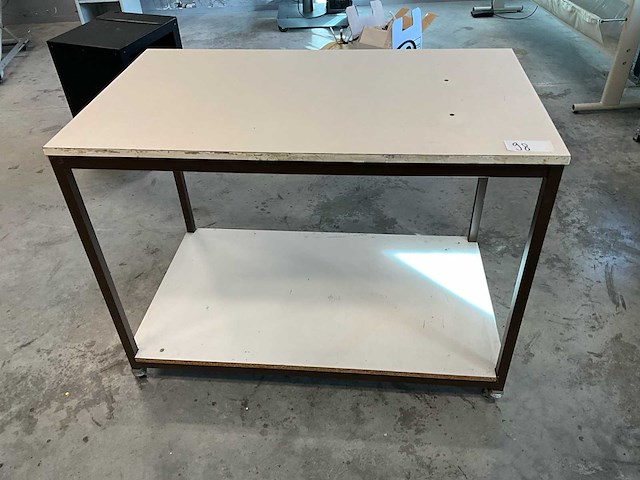 Mobiele werktafel (2x) - afbeelding 2 van  3