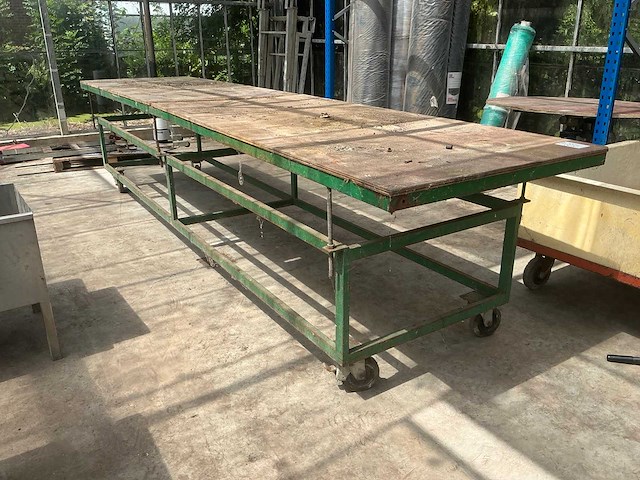 Mobiele werktafel (2x) - afbeelding 1 van  8
