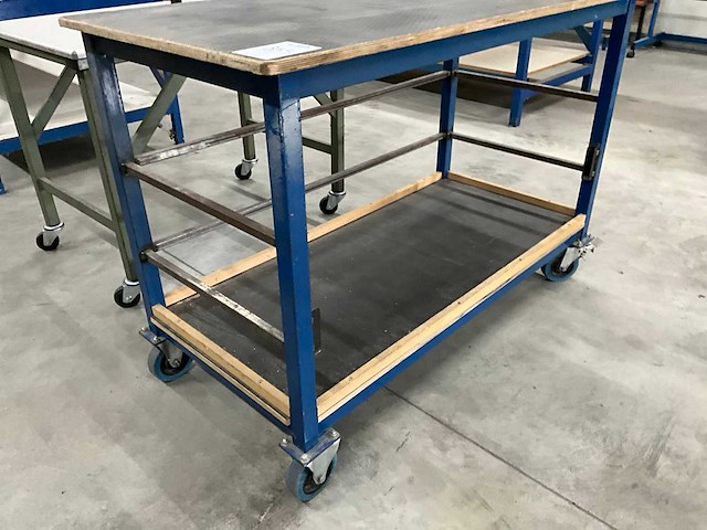 Mobiele werktafel (2x) - afbeelding 2 van  5