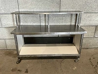 Mobiele werktafel met etagere - afbeelding 4 van  6