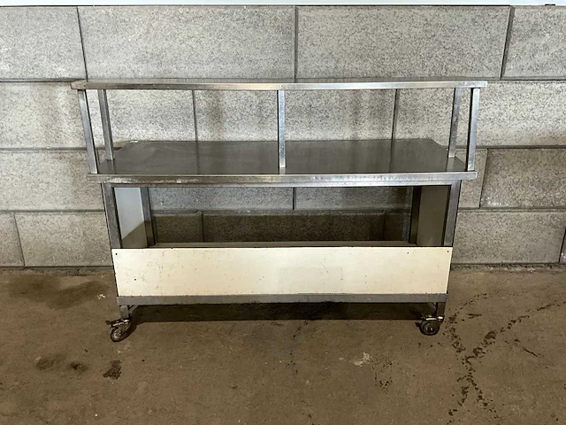 Mobiele werktafel met etagere - afbeelding 5 van  6