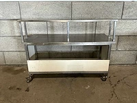 Mobiele werktafel met etagere - afbeelding 5 van  6