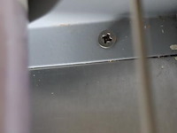 Mobiele werktafel, rvs & folie dispenser & kaassnijplank met kaas snijdraad - afbeelding 11 van  11