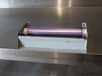 Mobiele werktafel, rvs incl. rol folie in dispenser - afbeelding 4 van  10