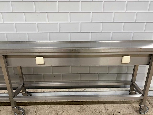 Mobiele werktafel rvs - afbeelding 4 van  8