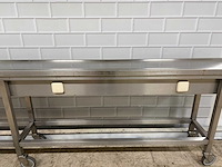 Mobiele werktafel rvs - afbeelding 4 van  8