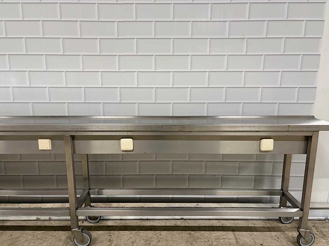 Mobiele werktafel rvs - afbeelding 5 van  8
