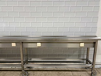 Mobiele werktafel rvs - afbeelding 5 van  8
