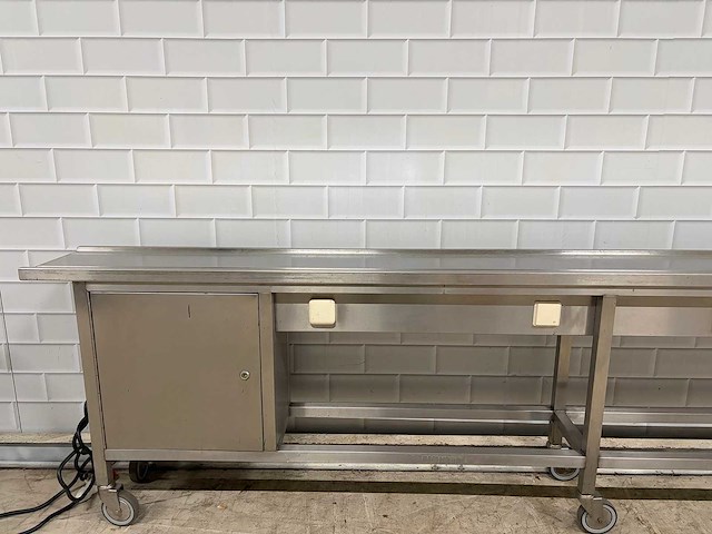 Mobiele werktafel rvs - afbeelding 6 van  8