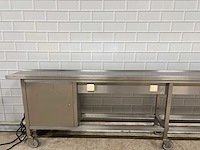 Mobiele werktafel rvs - afbeelding 6 van  8