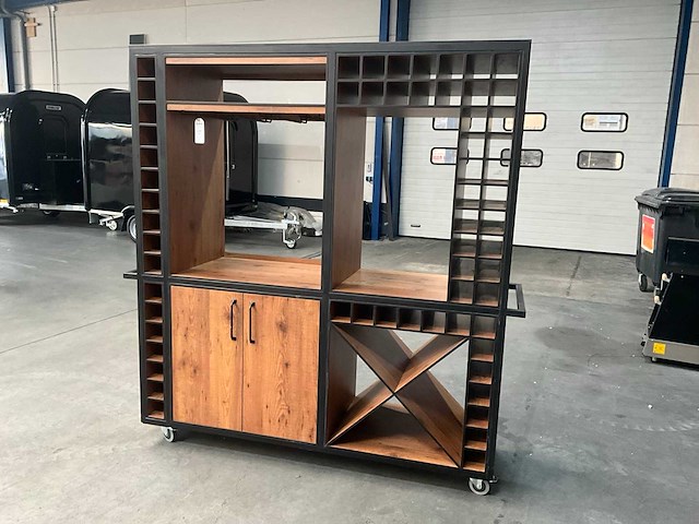 Mobiele wijnkast - afbeelding 1 van  7