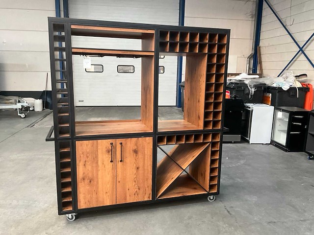 Mobiele wijnkast - afbeelding 2 van  7