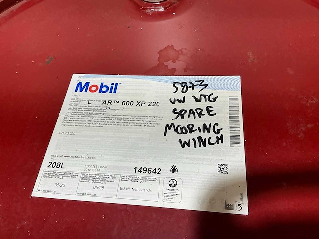 Mobil 600xp220 200 liter gearolie (4x) - afbeelding 2 van  8