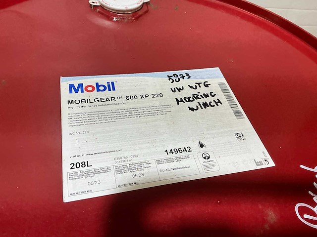 Mobil 600xp220 200 liter gearolie (4x) - afbeelding 5 van  8