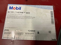 Mobil mobiltherm 603 high perfomance 208l olie drum - afbeelding 3 van  5