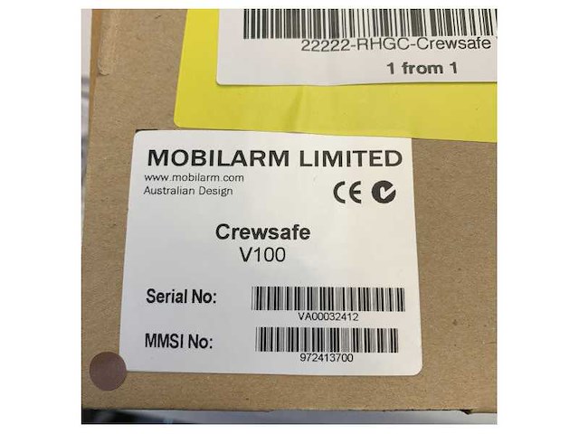 Mobilarm crewsafe v100 vhf dsc mob locator beacon - afbeelding 7 van  7