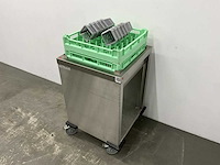 Mobile containing - ort-ms/b - rvs mobiele korvenstapelaar - afbeelding 1 van  6