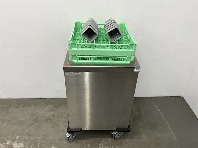 Mobile containing - ort-ms/b - rvs mobiele korvenstapelaar - afbeelding 2 van  6