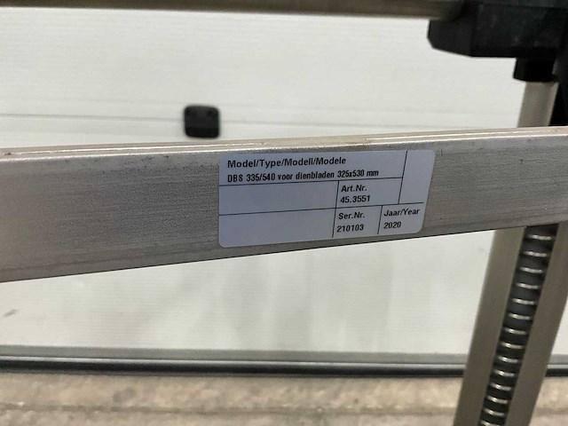 Mobile containing dbs 1/1 gn dienbladen lowerator - afbeelding 6 van  6
