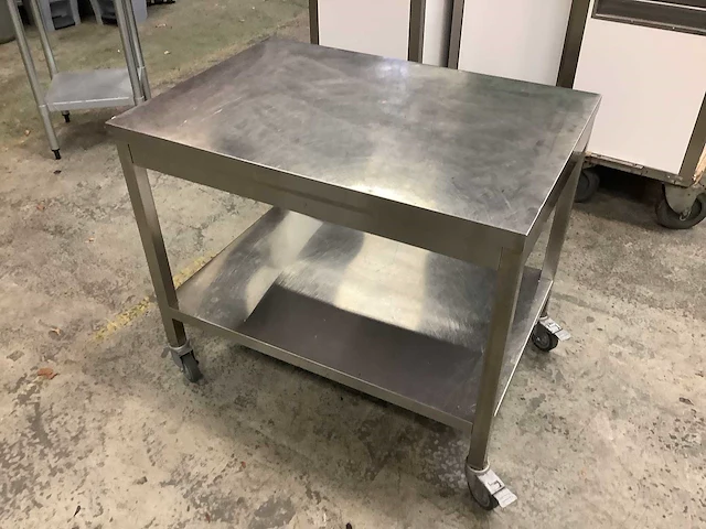 Mobile rvs werktafel - neutral units - afbeelding 2 van  3