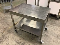 Mobile rvs werktafel - neutral units - afbeelding 2 van  3