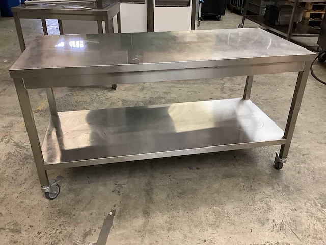 Mobile rvs werktafel - neutral units - afbeelding 1 van  2
