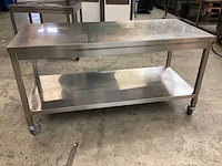 Mobile rvs werktafel - neutral units