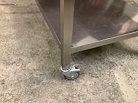 Mobile rvs werktafel - neutral units - afbeelding 2 van  2