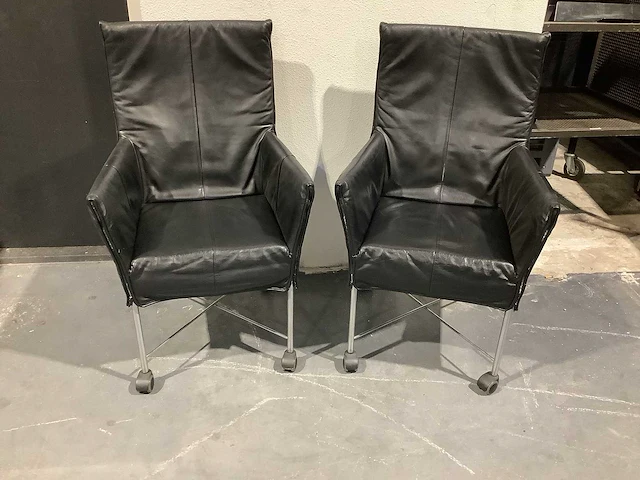 Mobile vergader stoel - conference chair (5x) - afbeelding 1 van  4