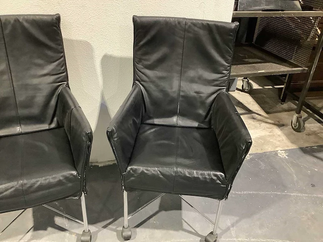 Mobile vergader stoel - conference chair (5x) - afbeelding 3 van  4
