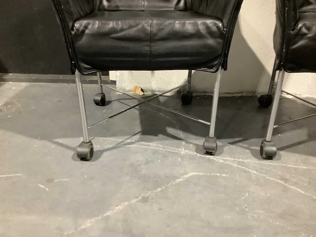 Mobile vergader stoel - conference chair (5x) - afbeelding 4 van  4