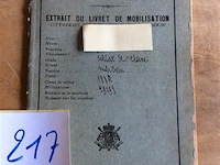 Mobilisatieboekje 1893. - afbeelding 1 van  3