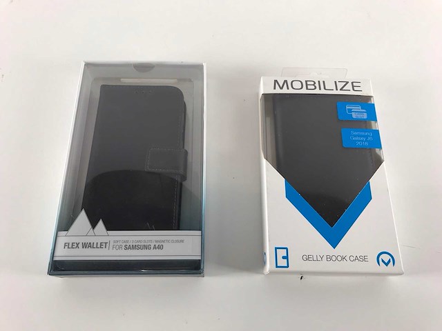 Mobilize/flex wallet - mix model samsung cases - check description (new) (46x) - afbeelding 1 van  2