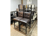 Mobitec kunstlederen barstoelen (6x) - afbeelding 6 van  8