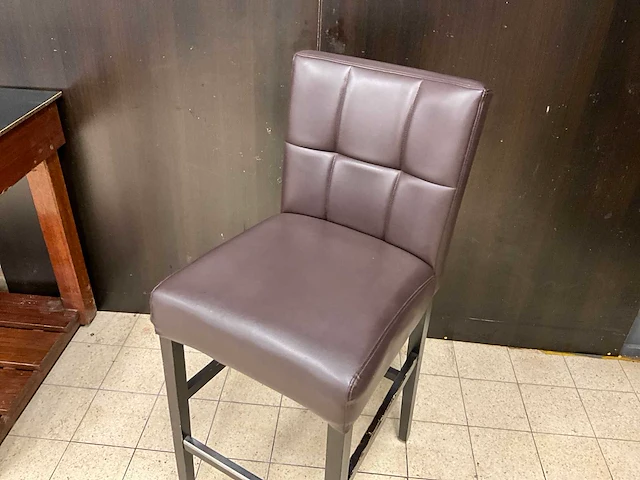 Mobitec kunstlederen barstoelen (6x) - afbeelding 2 van  8