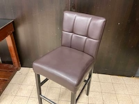 Mobitec kunstlederen barstoelen (6x) - afbeelding 2 van  8