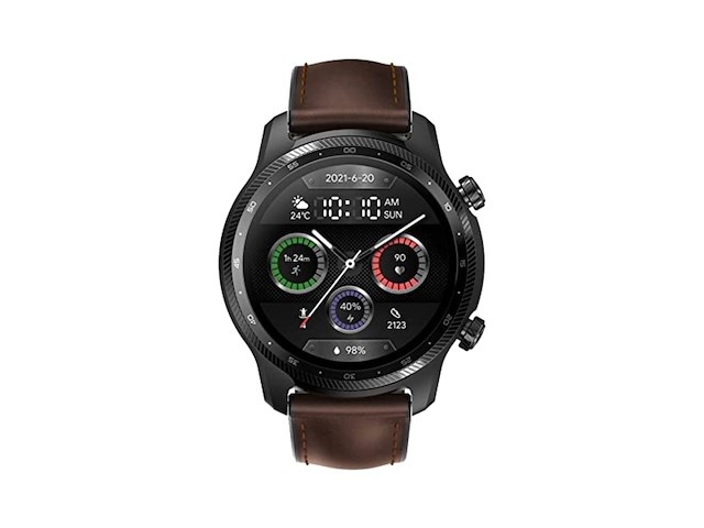 Mobvoi ticwatch pro 3 ultra lte smartwatch 4g bruin - afbeelding 1 van  3