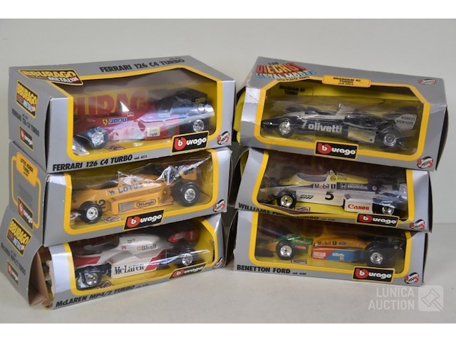 Modelauto's: verzameling f1 auto's - afbeelding 1 van  4