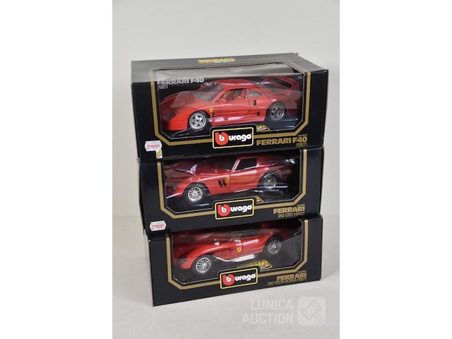 Modelauto's: verzameling ferrari's - afbeelding 3 van  11
