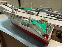 Modelbouw vliegdekschip hms hermes r12 - afbeelding 3 van  20