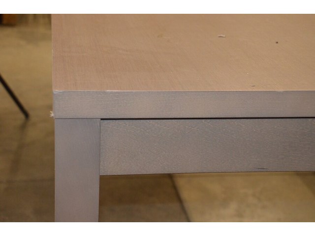 Modern bruin rechthoekige eettafel afm. 200x80 - afbeelding 7 van  7