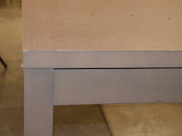 Modern bruin rechthoekige eettafel afm. 200x80 - afbeelding 7 van  7