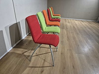 Moderne - design - eetkamerstoelen - office chair (6x) - afbeelding 3 van  8