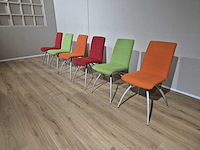 Moderne - design - eetkamerstoelen - office chair (6x) - afbeelding 4 van  8